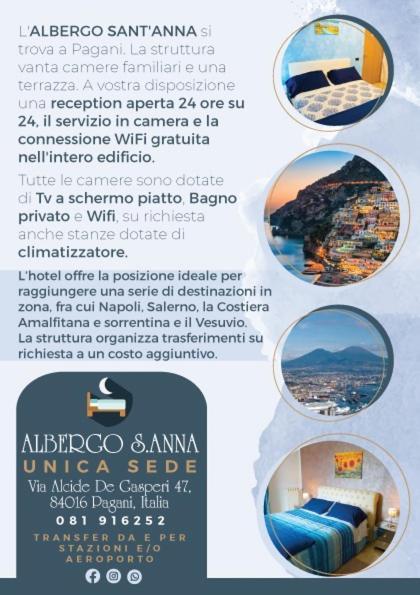 Albergo Sant'Anna Pagani Eksteriør billede